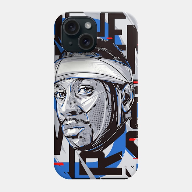 Allen Iverson NBA Legend Phone Case by Ken Asahvey