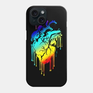 Raimbow Human Heart prideshirt Phone Case