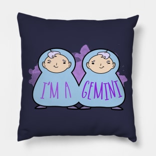 I'm a Gemini Pillow