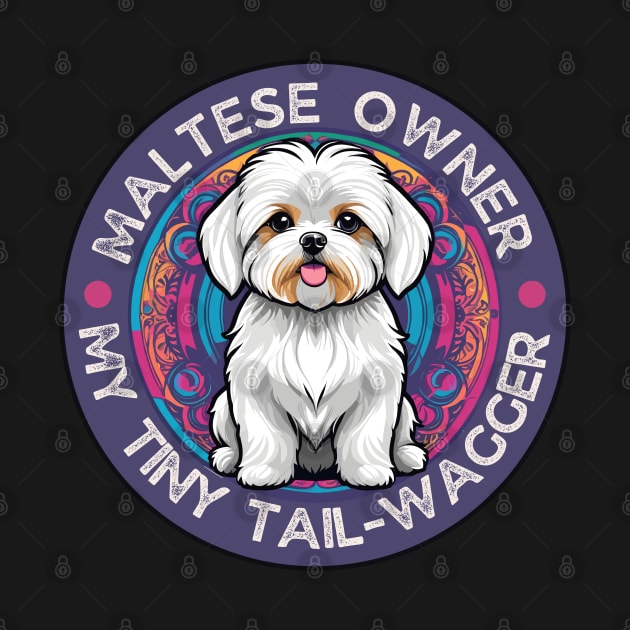 Maltese Dog Owner by Pearsville