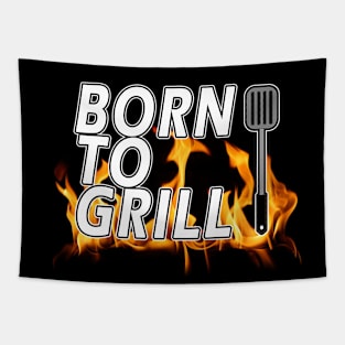 Born To Grill Tapestry