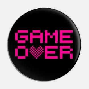 Game Over Pin