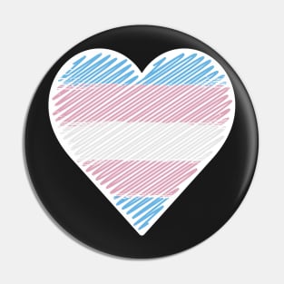 Trans - Lgbt Pride Heart Pin