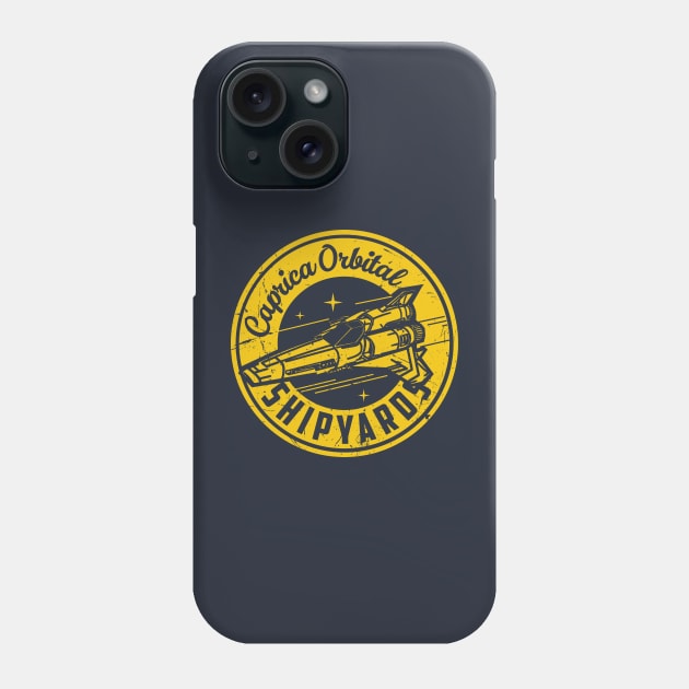 Caprica Orbital Shipyards Phone Case by PopCultureShirts