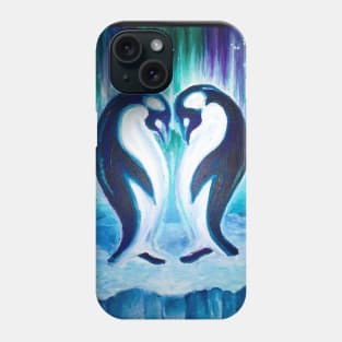 Penguin love Phone Case