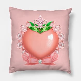 Peachy Princess Logo Maeve De Voe Pillow