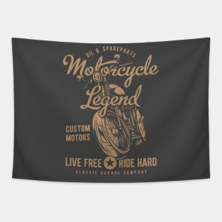 Vintage Motorcycles Tapestry