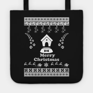 Merry Christmas Dog Tote