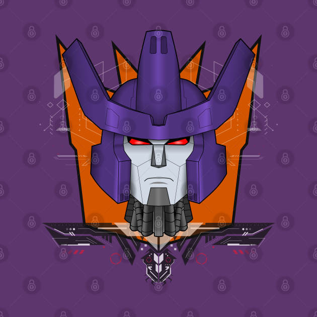 Galvatron Bust Transformers Galvatron TShirt TeePublic
