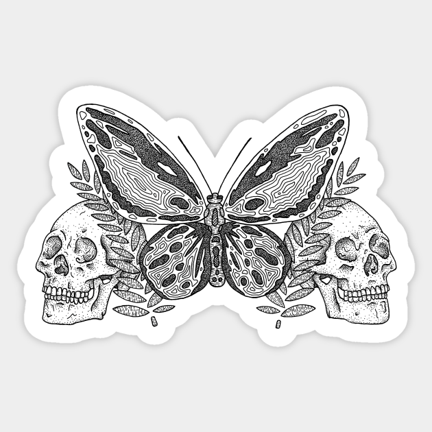 Reborn Life In Death Tattoo Pegatina Teepublic Mx