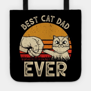 Best Cat Dad Ever Men's Shirt Tote