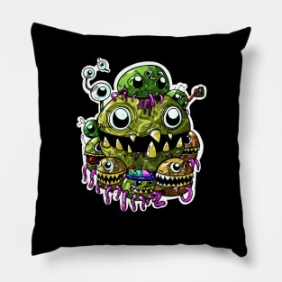 Trash Monster Pillow