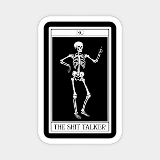 Funny Tarot Card : The Shit Talker Magnet