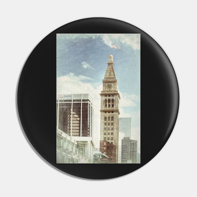 Denver D And F Clock Tower Pin by art64