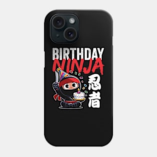 Cute Birthday Ninja Phone Case