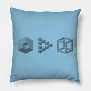 Impossible cubes Pillow