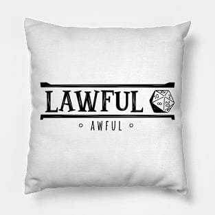 Lawful Awful (Modern Alignments) Pillow