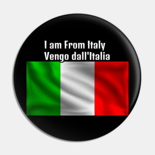 I am From Italy Pin