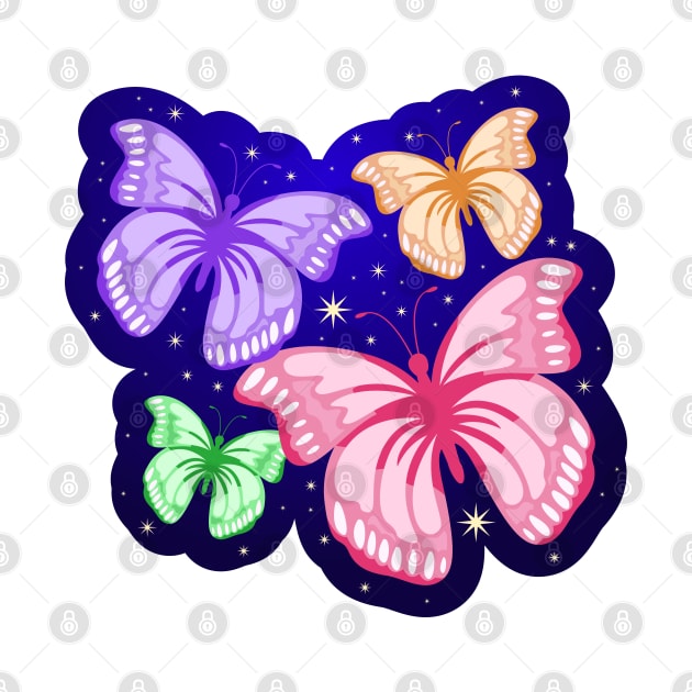 Cute Butterflies Design by BrightLightArts