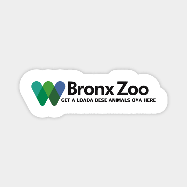 Bronx Zoo Magnet by AxeandCo