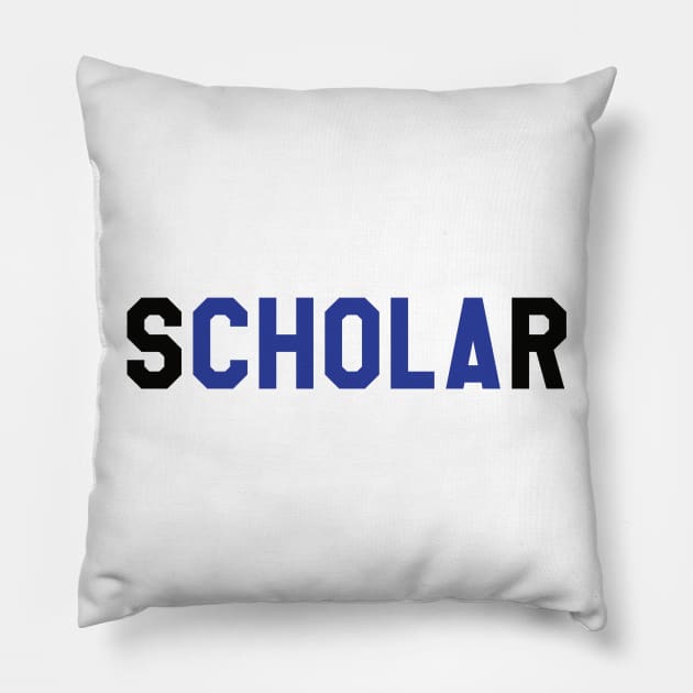 sCHOLAr Pillow by Pochaloca