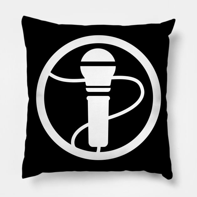 Rock Band Vocals Pillow by solublepeter