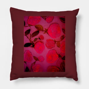 1941 Roses House of Harlequin Pillow