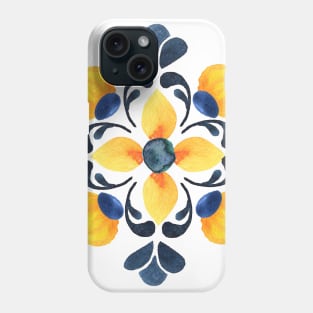 Floral ornament. Watercolor Phone Case