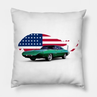 Roadrunner Custom USA Print Pillow