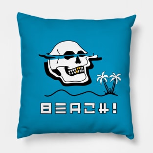 Beach Skull Ovni Pillow