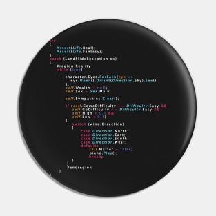 Is This The Real Life Coding Programming Color Pin