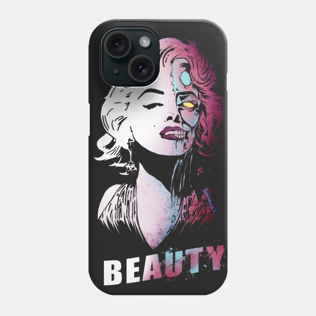 Marilyn Monroe: Beautiful Dead Chick Phone Case by willblackb4