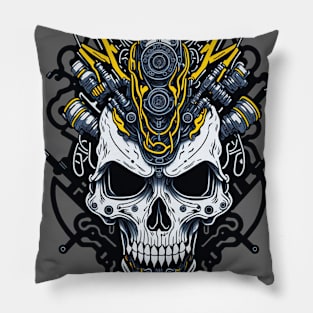 Mecha Skull S01 D43 Pillow