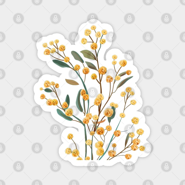 wattle Magnet by MilkyBerry