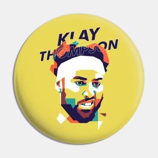 Klay Thompson WPAP Style #2 Pin