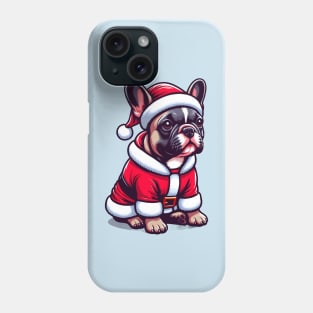 French Bulldog Santa Claus Christmas Phone Case