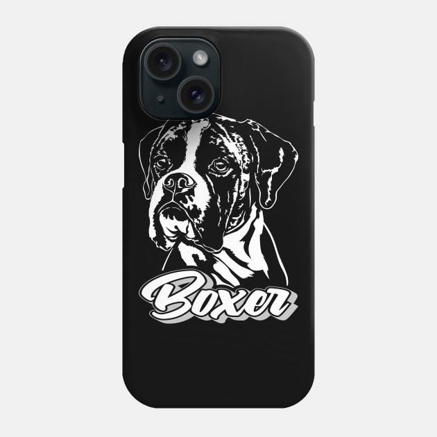 Funny German Boxer Dog Phone Case by wilsigns