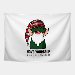 Have yourself a merry little Christmas with a funny and cute elf! Tapestry