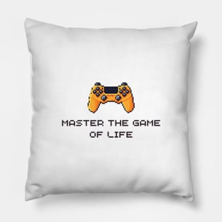 Pixel Prodigy: Master the Game of Life Pillow