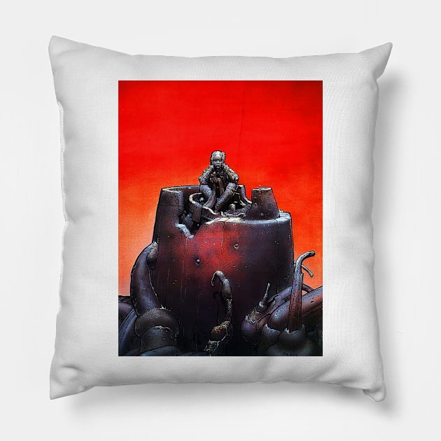 Jean Giraud - moebius Pillow by QualityArtFirst