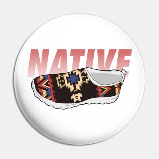 Native American Footwear Design 1 Pin