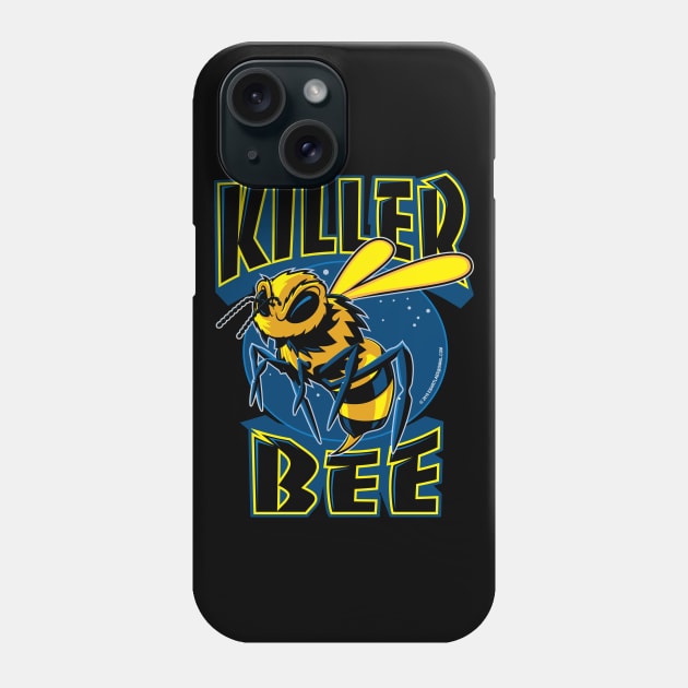 Killer Bee Cartoon Phone Case by eShirtLabs