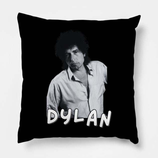 bob dylan Pillow by graphicaesthetic ✅