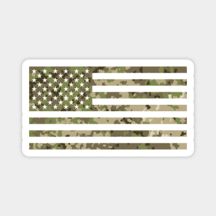 US Flag - Multicam Camo Magnet