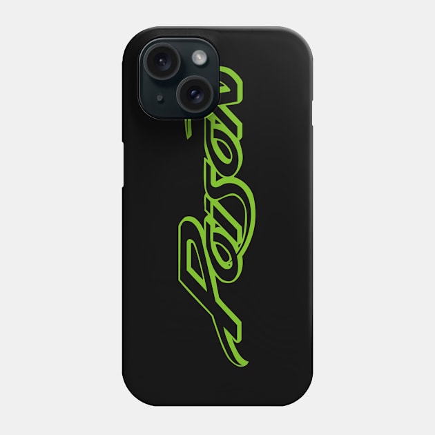 Poison Solid logo Phone Case by pjsignman