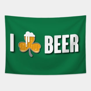 St. Patrick day - I love beer Tapestry