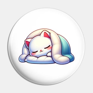 Squishy Sleeping Bunny 🐱 Sweet Dreams Pin