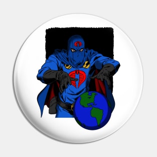 Cobra Commander - Blue Shaded Pin