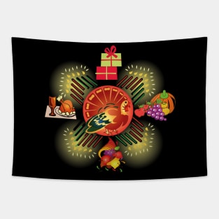 Thanksgiving day Tapestry