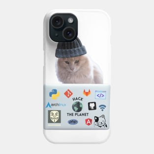 Hacker Cat Phone Case